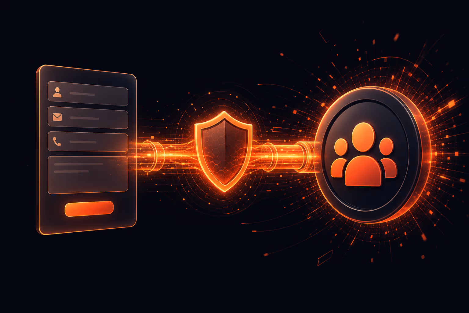 Integração segura de formulário com CRM através de canal criptografado